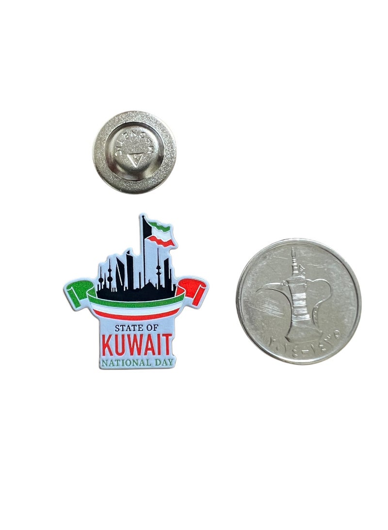 A.R.H | UAE & Kuwait National Tolerance Badge | UAE & Kuwait Solidarity Figure Magnetic Badge | Artistic Brotherhood & Leadership Souvenir | Emirati & Kuwaiti National Day Heritage Design | - Image 3